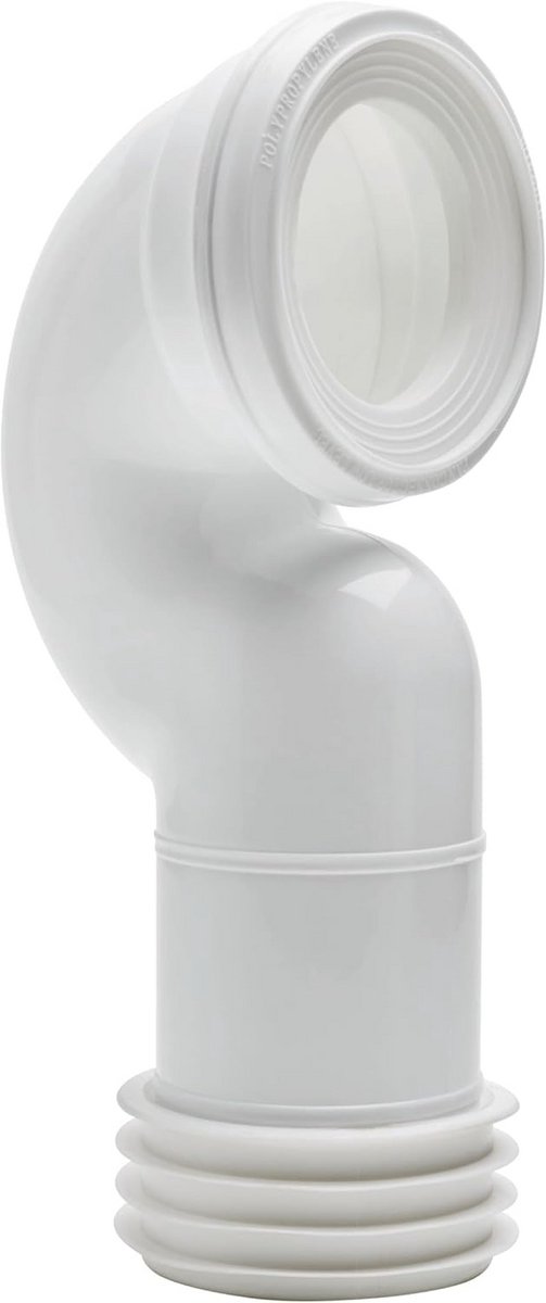 Stijve Afvoerpan Wit voor Sanitair