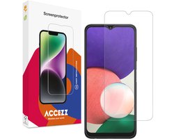Accezz Screen Protector - Geschikt voor Samsung Galaxy A22 (5G) - Gehard Glas Screenprotector
