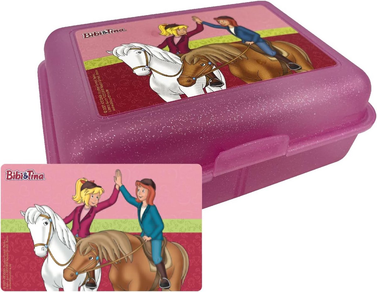 Lunchbox met verdeling - 17,5 x 12,7 x 6,8 cm - Polypropyleen