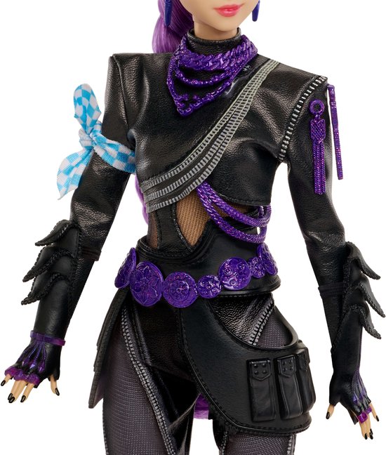 KPop Demon Hunters HUNTR/X Rumi - Luxe Modepop met gevechtsoutfit die aan en uit kan en zwaard — afbeelding 4