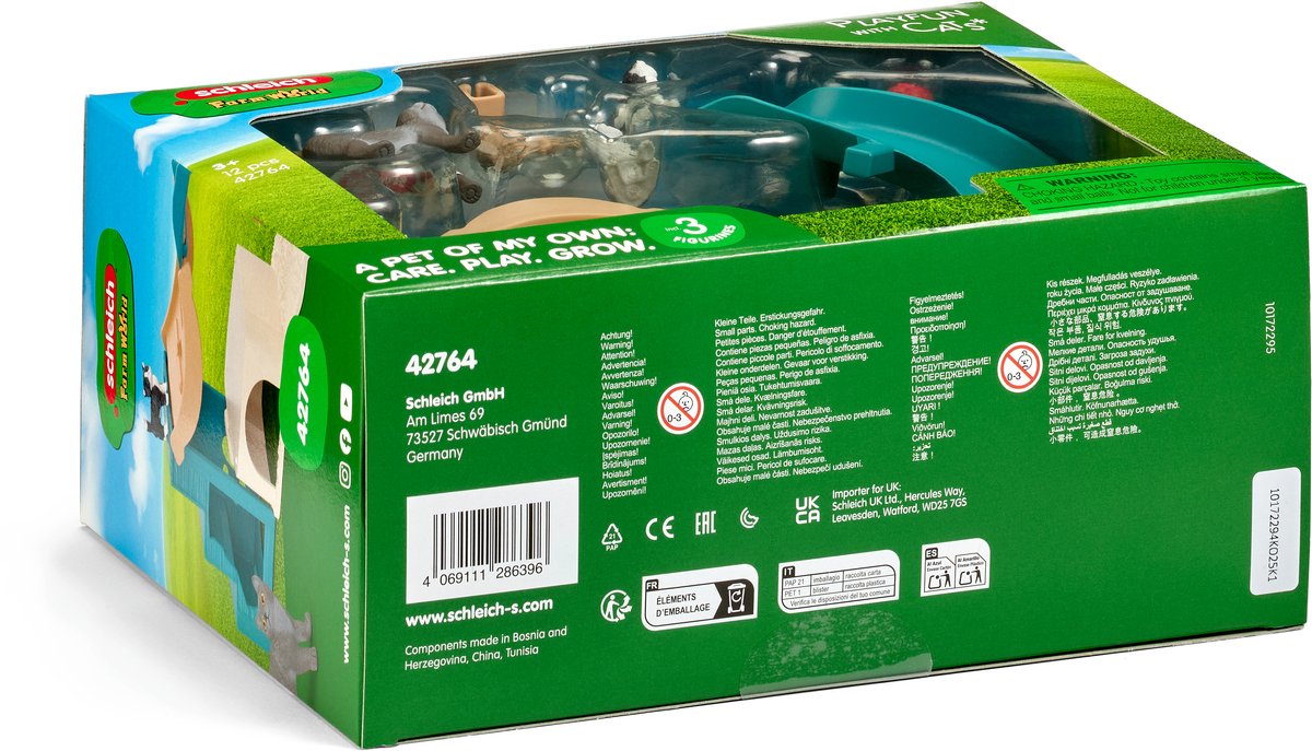 Schleich kattenspeelgoed speelset met krabpaal en wip. — cadeau in Spellen & Speelgoed - foto 4