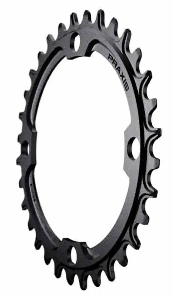 Praxis 104bcd 1x Narrow Wide Alloy Kettingblad Zilver 32t