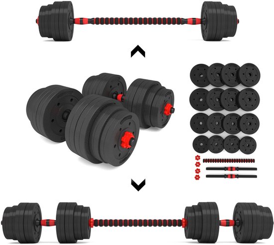 HMS Verstelbare Halter en Dumbbell Set - 40 kg