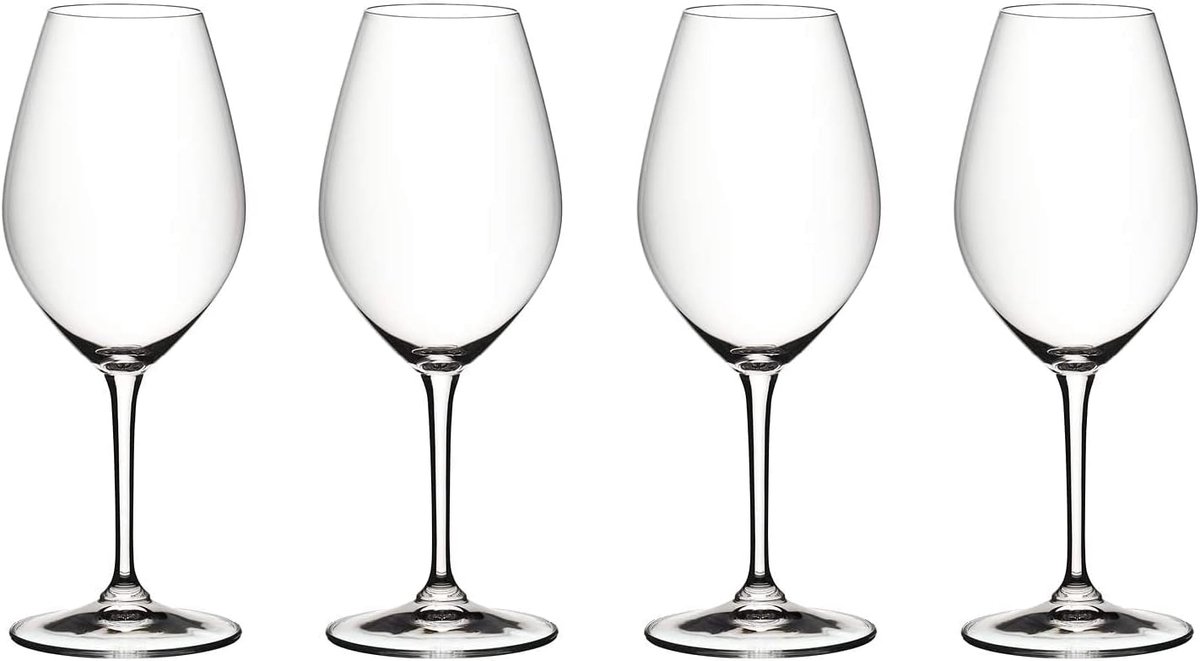 Set van 4 Riedel Wijnglazen - Mooie Glazen voor Wijn en Bier