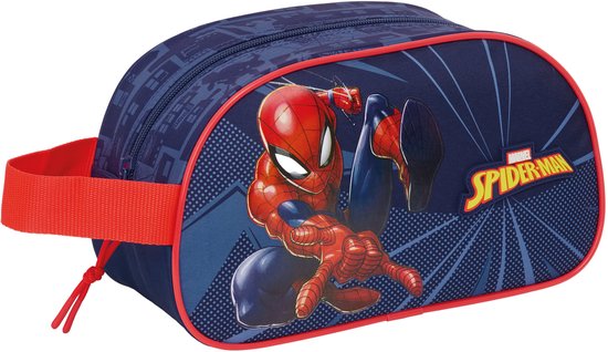 SpiderMan Toilettas Web - 26 x 15 x 12 cm - Polyester