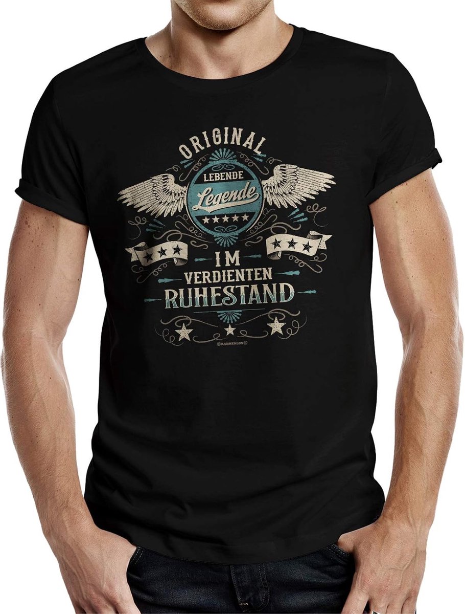 Pensioen T-shirt - Gepensioneerde Kleding - Cadeau Idee - Echte Zeefdruk - 185 g/m²
