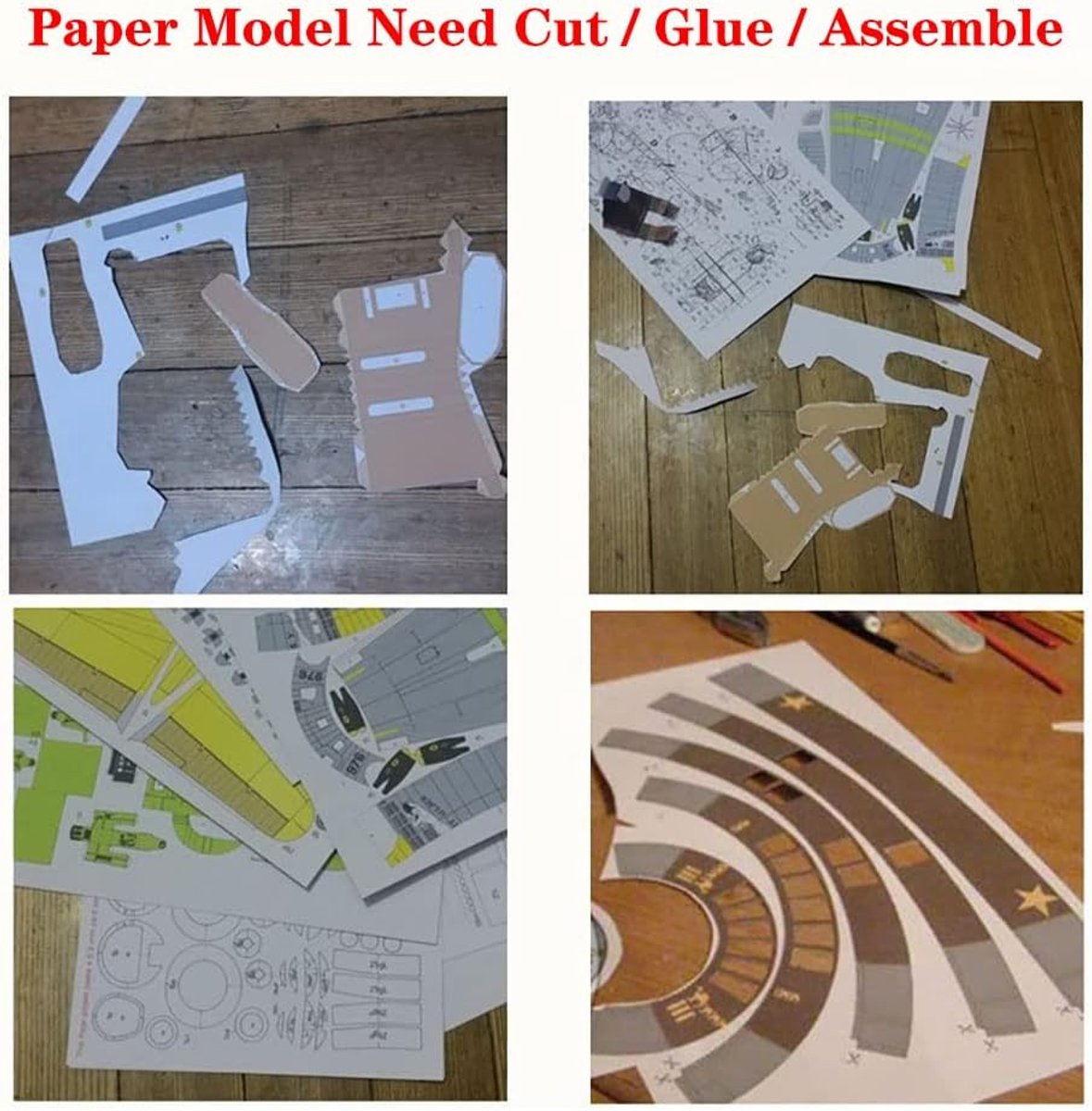3D Papieren Puzzelmodel Sagrada Familia Kathedraal - Uitdagende DIY Bouwpakket — cadeau in Spellen & Speelgoed - foto 2