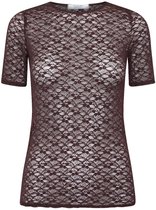 SisterS point T-shirt Gimas Ss 19994 D. Chocolate Dames Maat - S