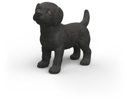 Schleich zwarte labrador retriever pup speelgoed hondje dier.