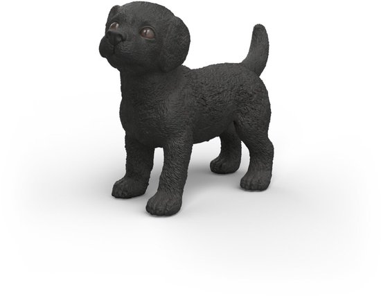 Schleich zwarte labrador retriever pup speelgoed hondje dier.