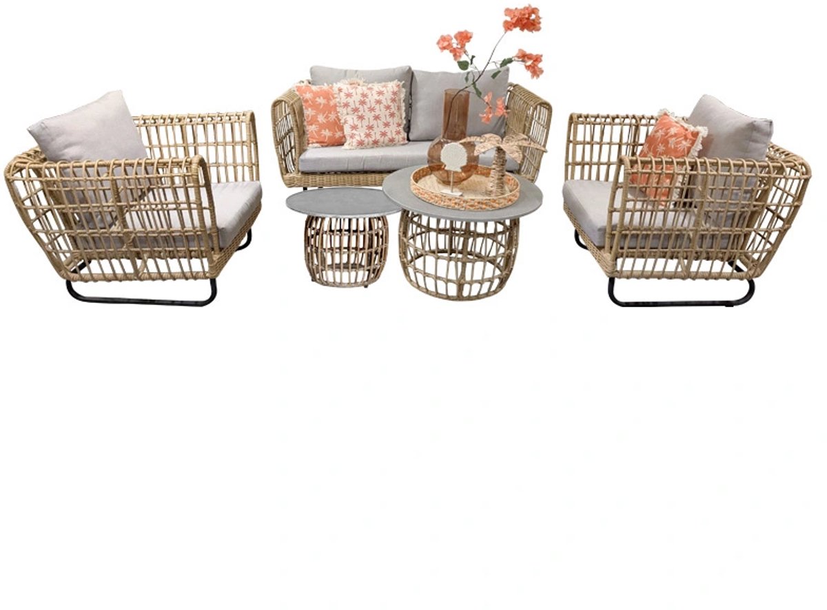 Ashley Castro Sofa Loungeset - Bamboo
