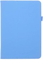 Effen Bookcase iPad (2017) / (2018) tablethoes - Lichtblauw