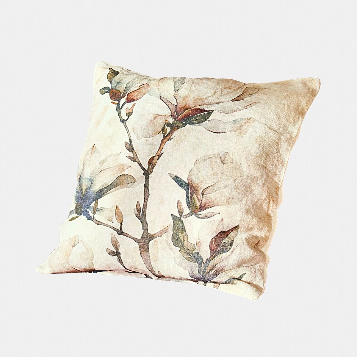 Loberon Kussenhoes Aurélines roze/beige