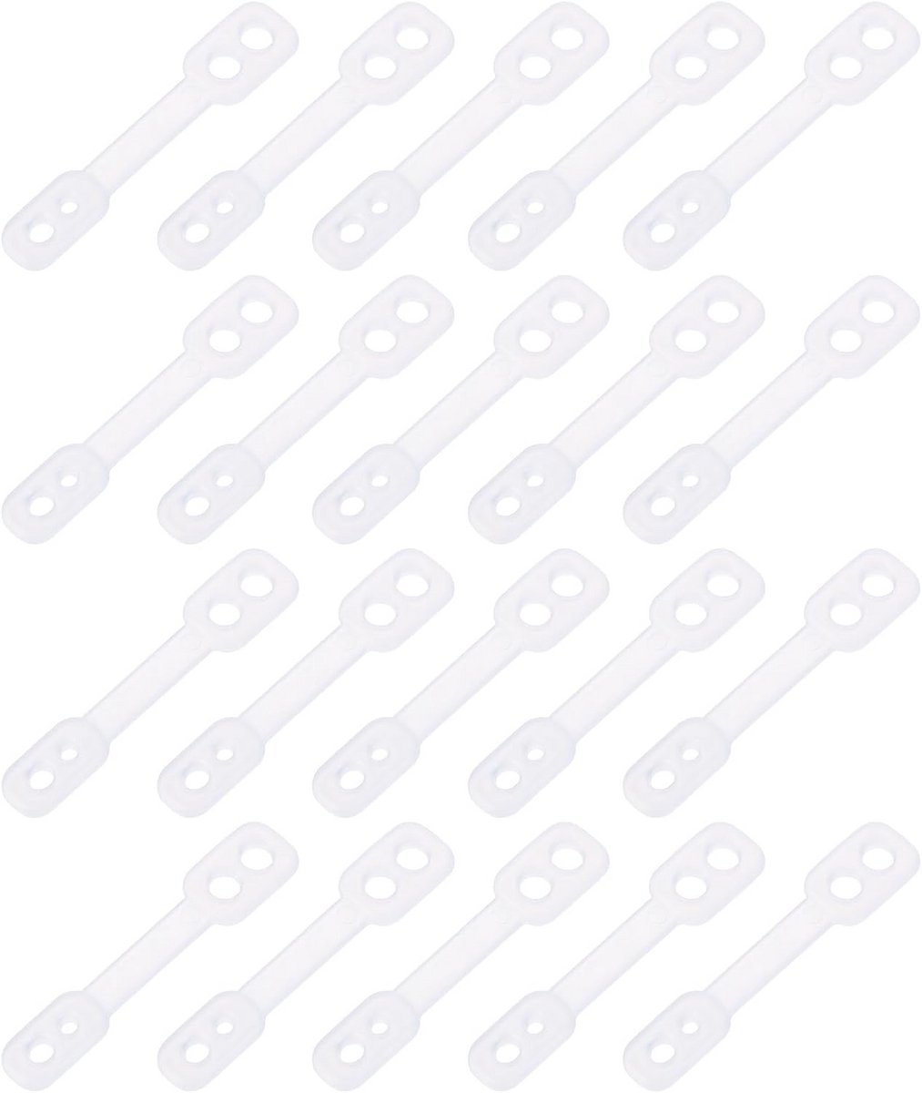 20 stuks winddichte kledinghanger clips - transparant antislip voor binnen en buiten