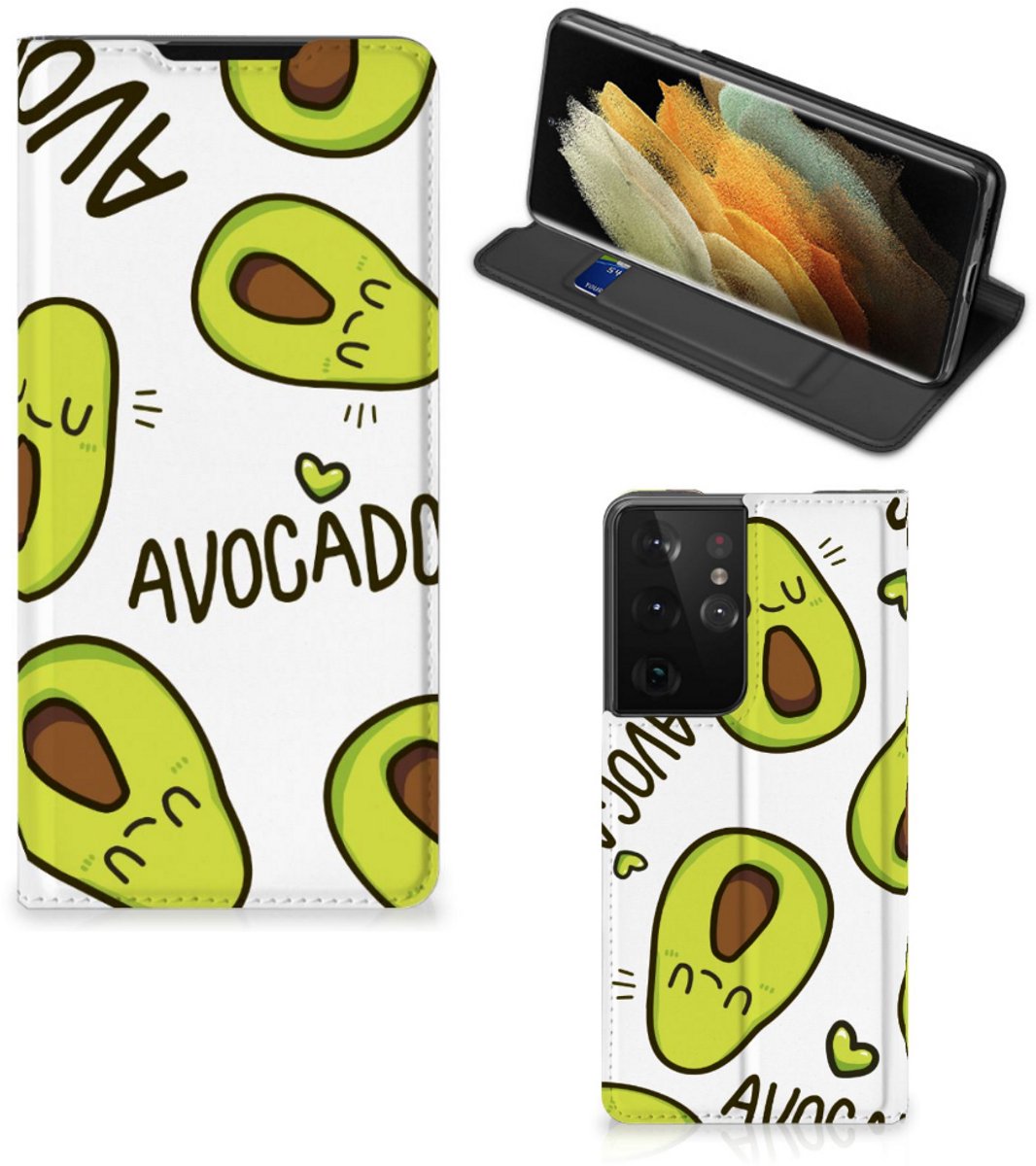 Samsung Galaxy S21 Ultra Magnet Case Avocado Singing
