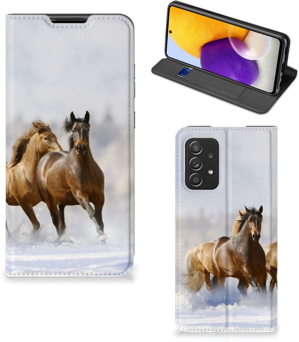 Samsung Galaxy A72 (5G/4G) Hoesje maken Paarden