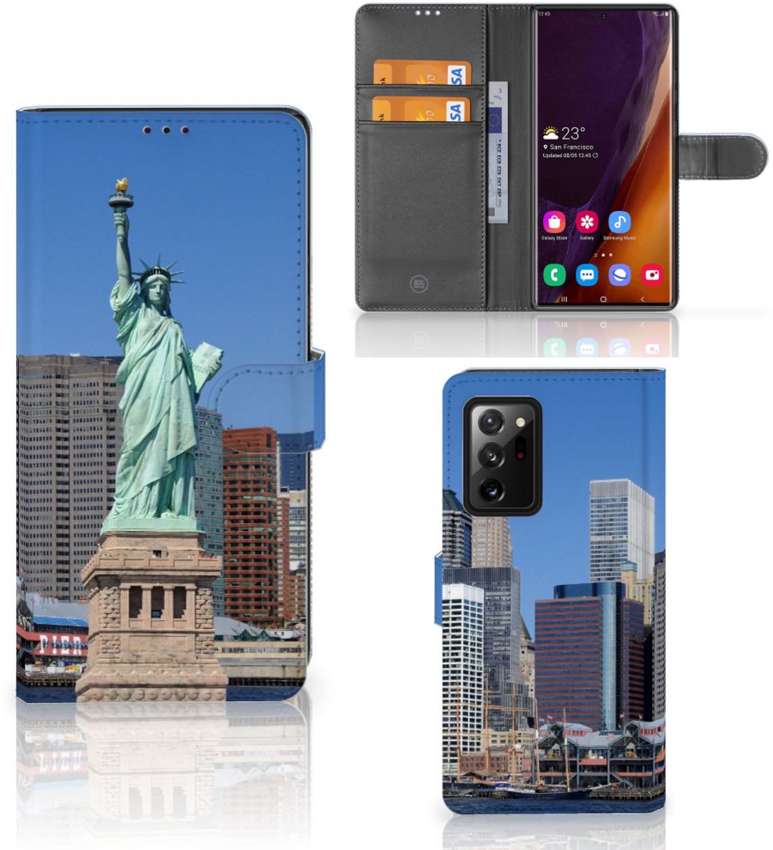 Samsung Galaxy Note20 Ultra Flip Cover Vrijheidsbeeld