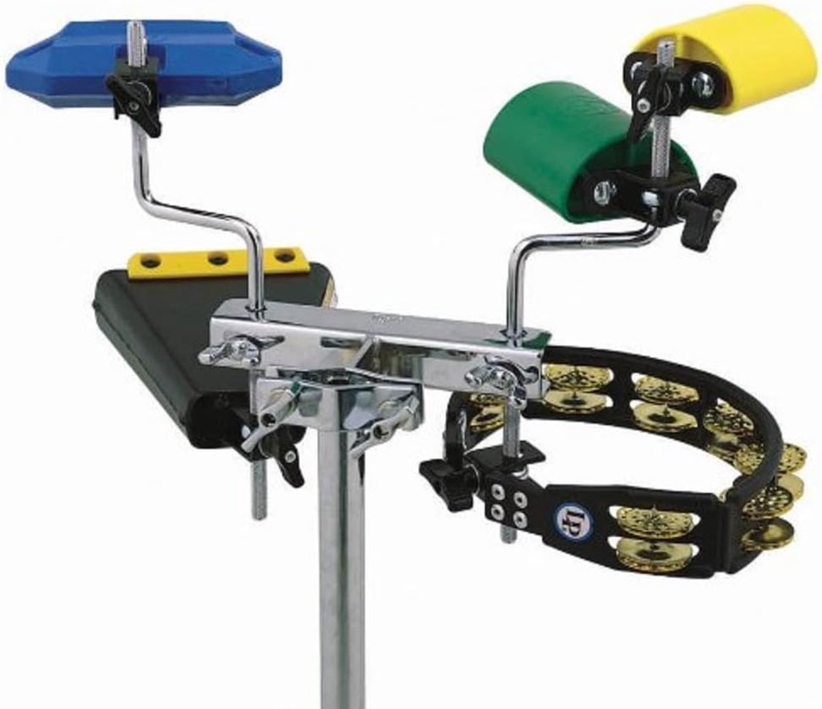 Mini Rack voor Latin Percussie - Compacte Houder van Chroom Geplateerd Staal