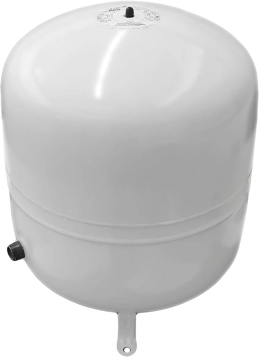 80 L Wit Uitbreidingsvat voor Verwarming - 6/1,5 bar, 70 °C tot 120 °C