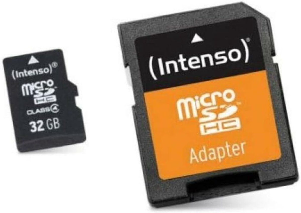 Micro SDHC Geheugenkaart 32GB Klasse 10 met SD-Adapter