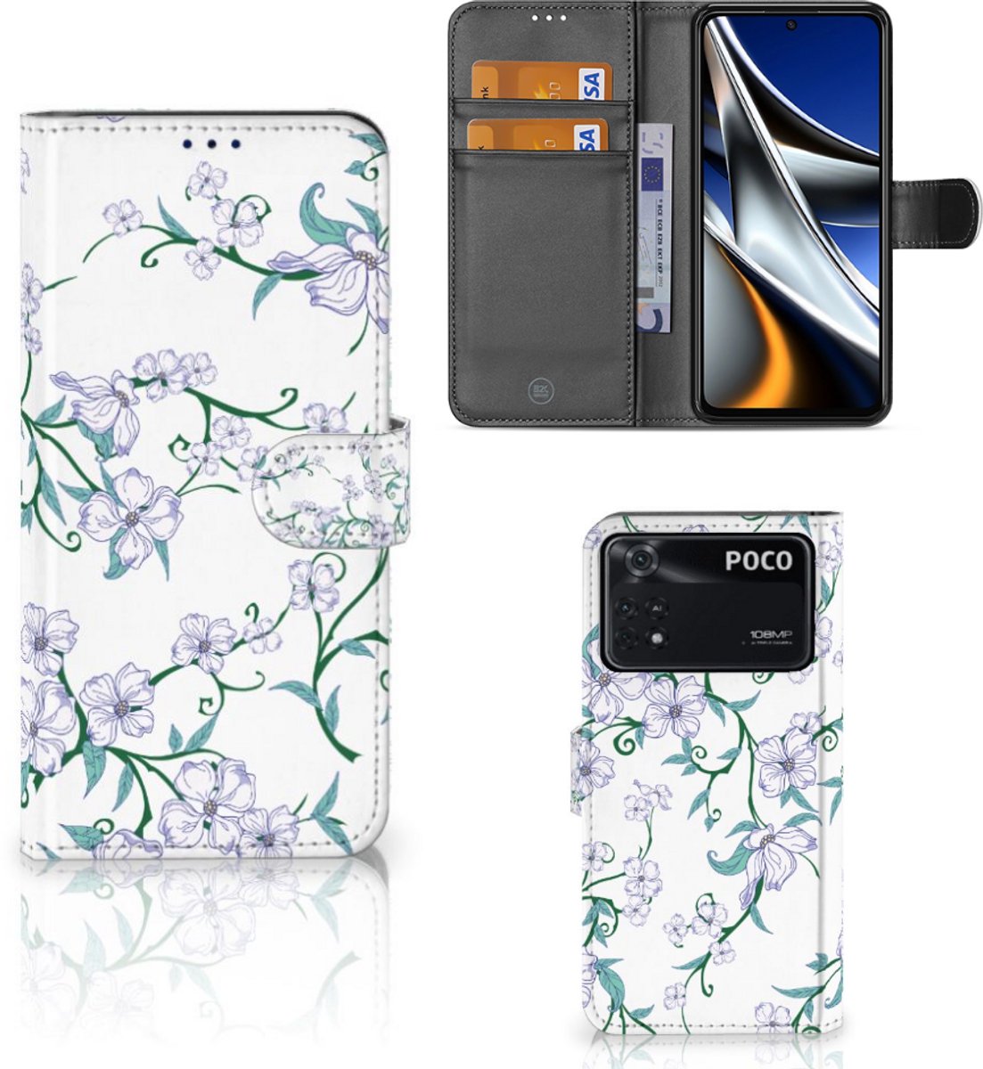 Xiaomi Poco X4 Pro 5G Uniek Hoesje Blossom White