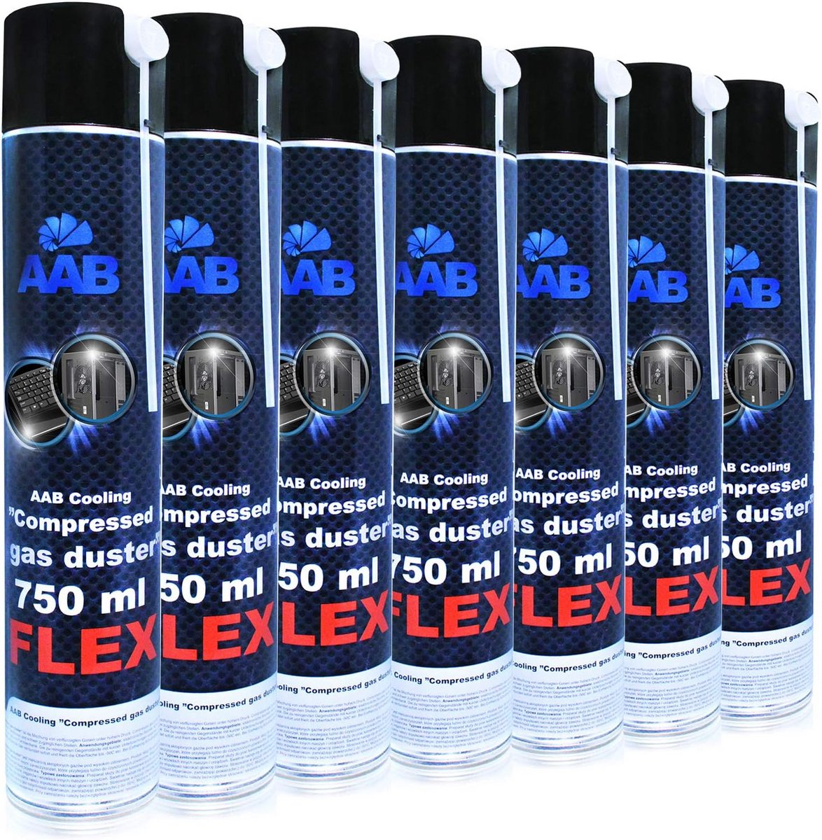 Schoonmaakspuitbus 750ml met Flexibele Slang - Voor PC en Elektronica