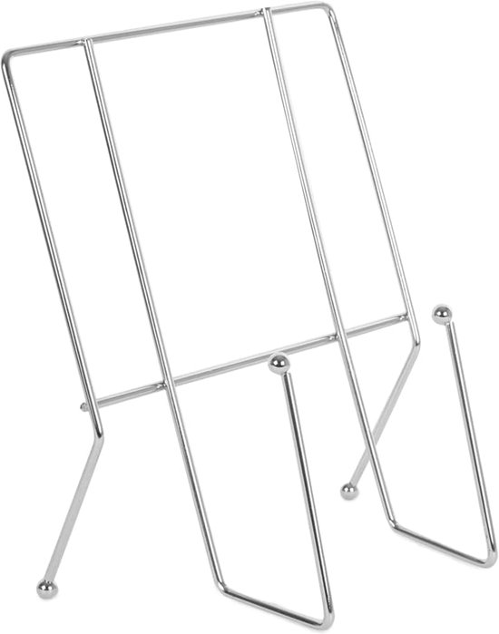 Foto: Kookboekhouder chrome 22 5 x 13 2 x 22 3 cm keukenaccessoire kookboekstandaard
