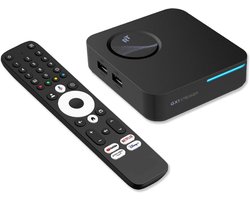 RockTek GX1 Google-gecertificeerde Android TV Box met Realtek RTD1325, 4GB LPDDR4 RAM, 32GB opslagruimte, WiFi 6 & Bluetooth 5.2, Dolby Atmos, 4K HDR streaming mediaspeler
