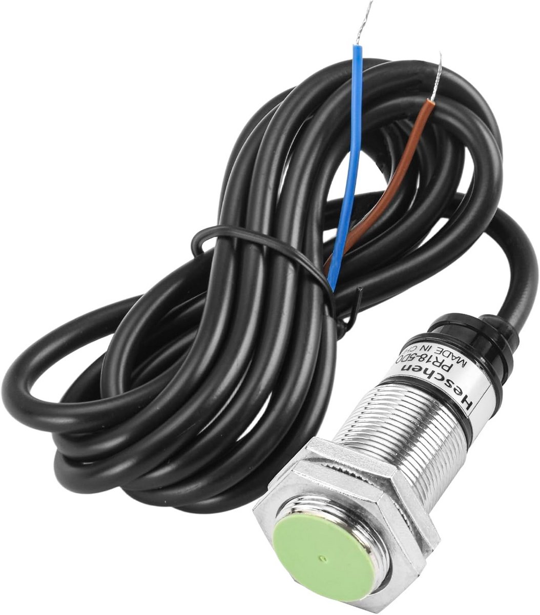 Inductieve Nabijheidssensor Cilindrisch Type 5mm Sensing M18 Rond 12-24 VDC 2-draad Afgeschermd NO