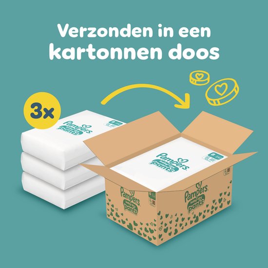 Pampers Baby-Dry Pants Maat 7 - 126 Luierbroekjes -15kg+ - Maandbox