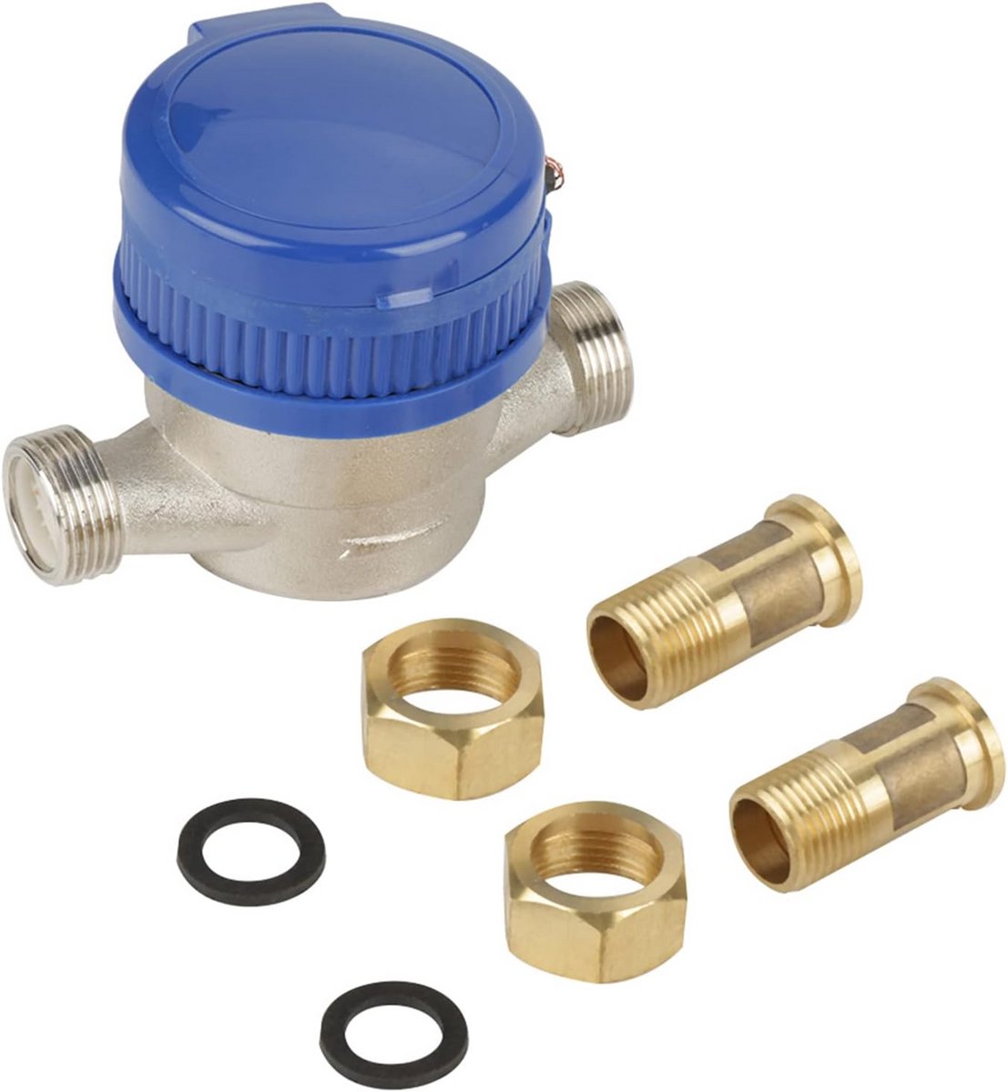 Watermeter Koud Water Teller 15 mm 1/2 inch voor Huis en Tuinbetrouwbare Watertest Meter