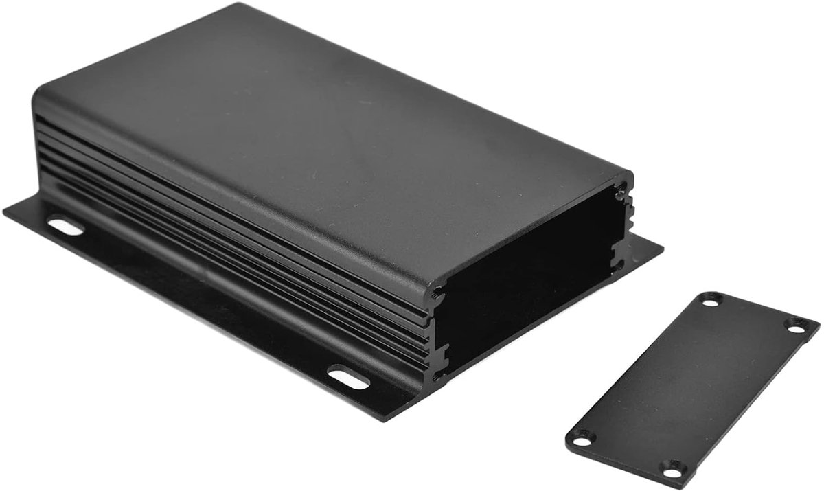 Aluminium behuizing voor elektronica - Lege behuizing voor PCB's - 11,9 x 9,5 x 2,5 cm