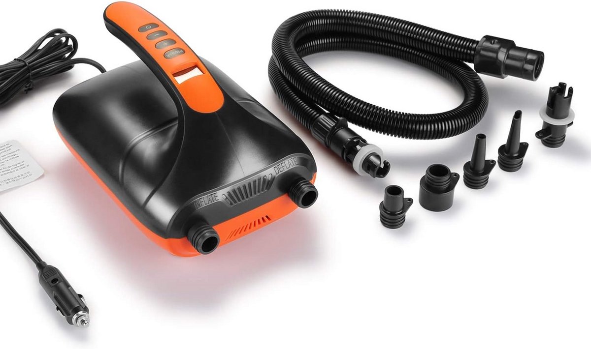 Elektrische luchtpomp voor opblaasbare producten - 20 PSI, digitale bediening en auto-off functie