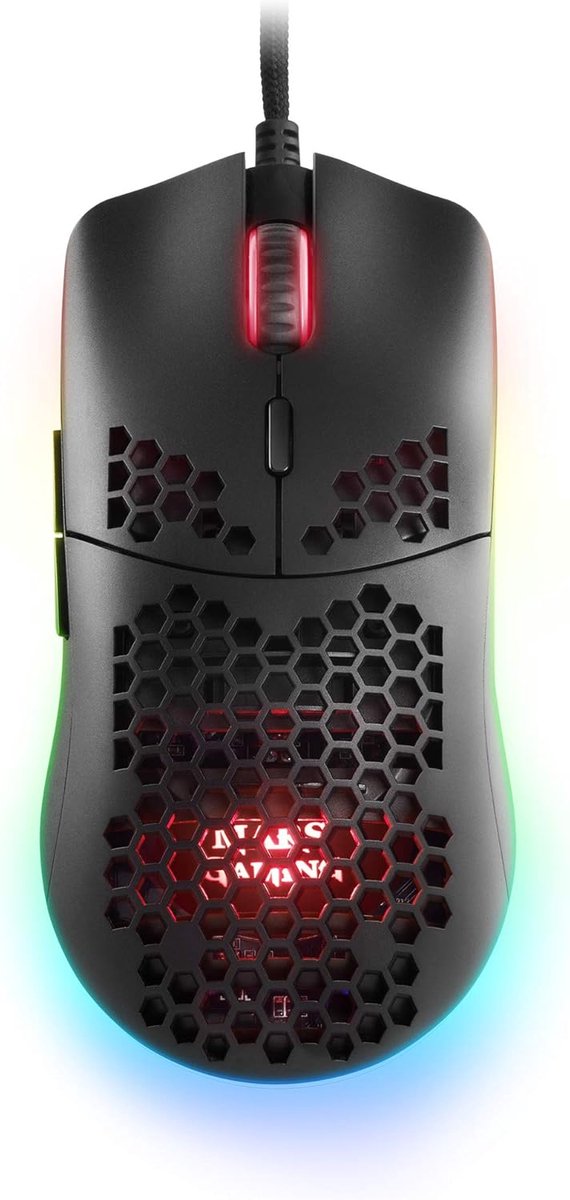 Ultralichte Gaming Muis met RGB Verlichting en 12400 DPI — afbeelding 4