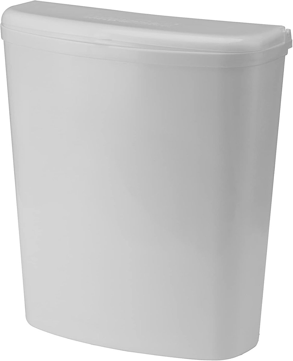 BRUNNER PILLAR - 7427021N, vuilnisbak, grijs, 5,5 l, 22/26,5 x 9/12 x H30 cm