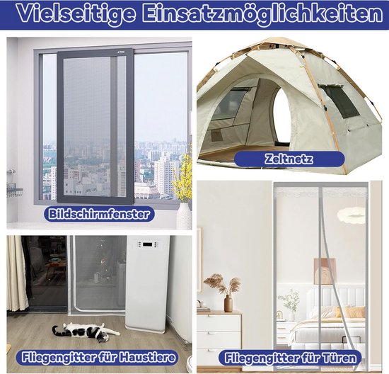 Vliegengaas Reparatieset met Waterdichte Pleisters en Reparatieband - 7,6 cm x 6 m van Merkloos — afbeelding 5