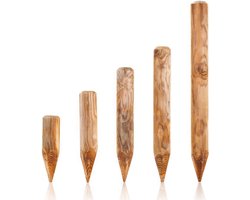 Houten palissades voor tuin - Geïmpregneerde boompalen met verschillende lengtes en diameters