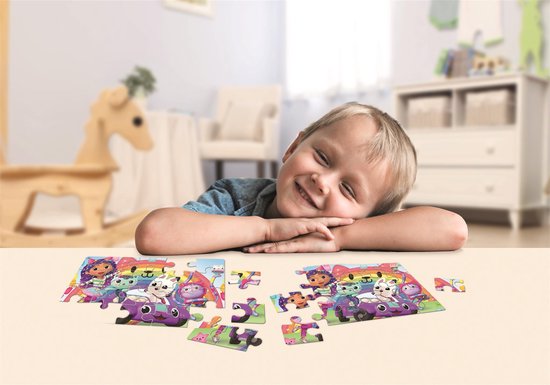 Clementoni - Puzzel - 2x60 Stukjes - Gabby's Dollhouse - Kinderthema ...