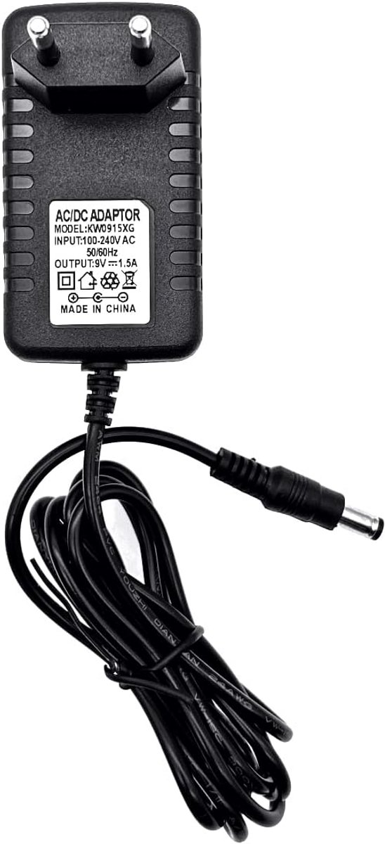 Oplader 9V 1,5 A Voor Labelprinter - AC-Voedingsadapter Geschikt Voor Diverse Modellen