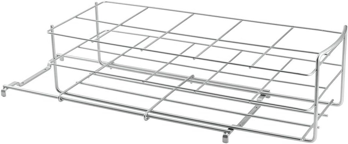 Uitschuifbaar Flessenrek van Metaal - Roestbestendig en Antistatisch