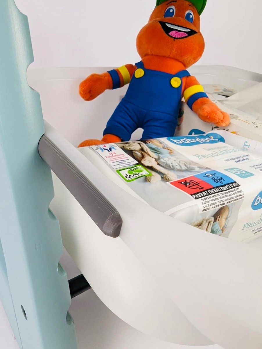 Adapter voor Trofast Box en Tripp Trapp kinderstoel - Grijs
