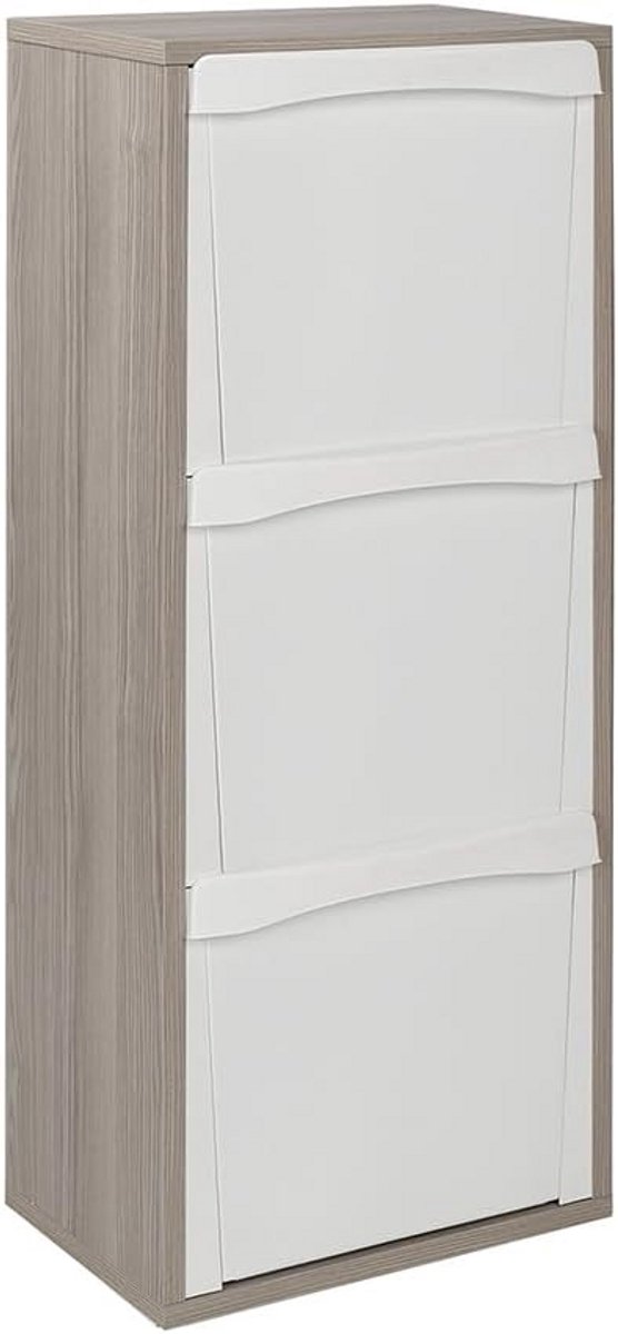 Houten onderkast met 3 vakken voor optimale ruimte-indeling