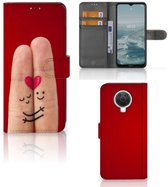Étui pour téléphone portable Nokia G10 | G20 Wallet Book Case Cadeau pour l'amour de la femme