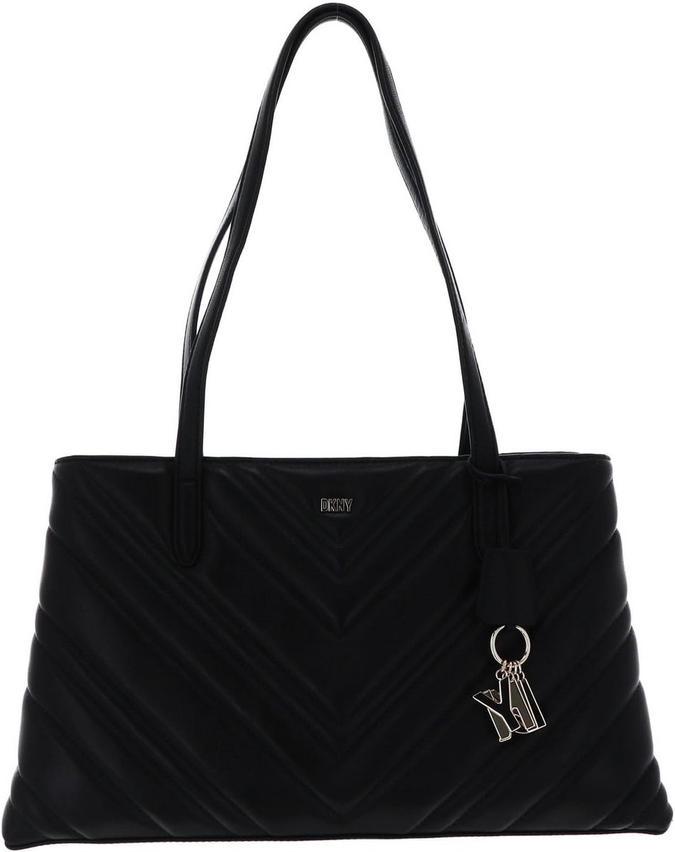 Luxe Leren Dames Handtas Tote met Goudkleurige Details