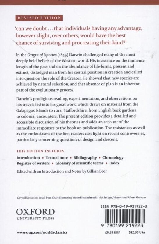 On the Origin of Species