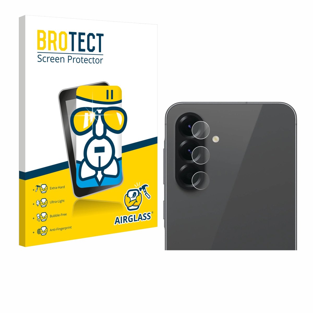 Screenprotector voor Samsung Galaxy A56 5G (ALLEEN Camera Lens) Beschermglas transparant