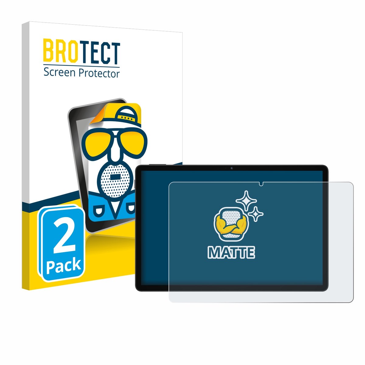 BROTECT - Screenprotector voor Doogee U11 - Folie Beschermfolie matte 2 Stuks