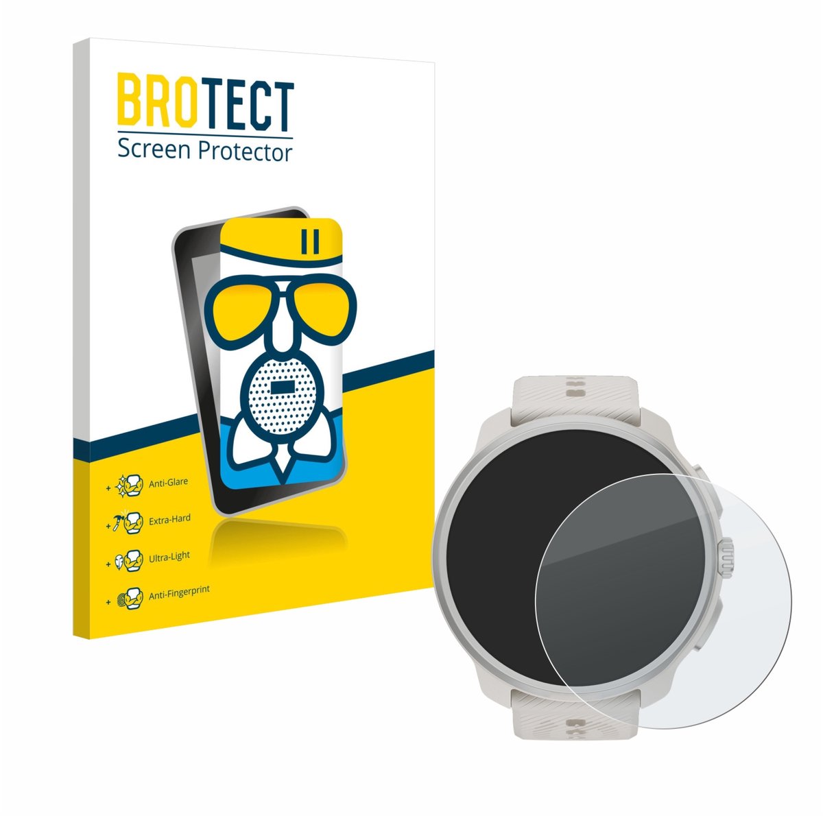BROTECT - Screenprotector voor Suunto Race 2 - Folie Beschermfolie Beschermglas matte
