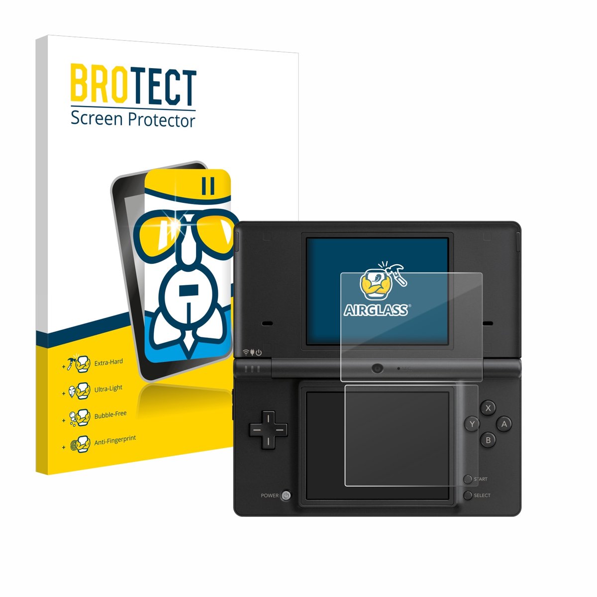 Screenprotector voor Nintendo DSi Beschermglas transparant