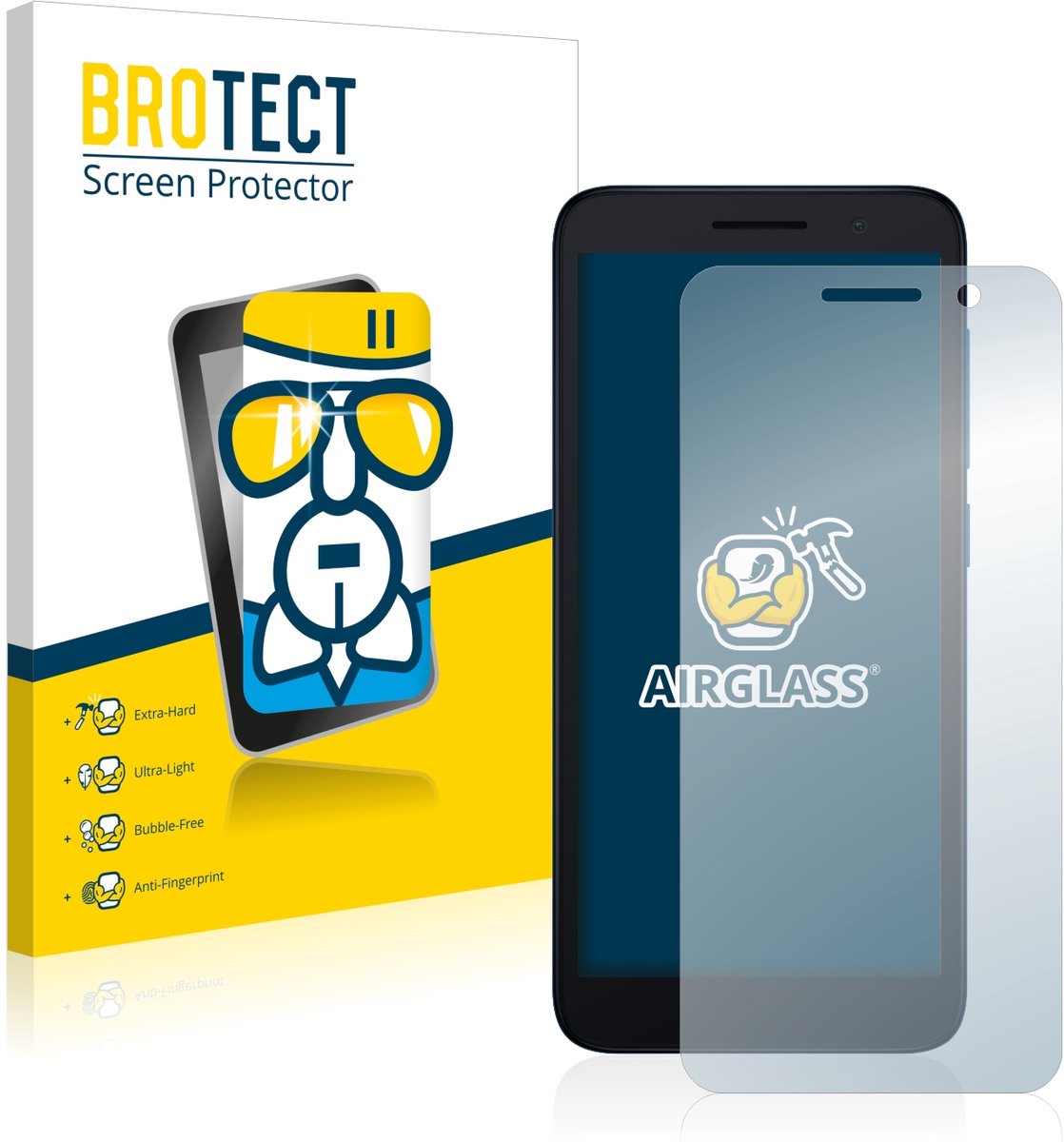Screenprotector voor Alcatel 1 (2021) Beschermglas transparant